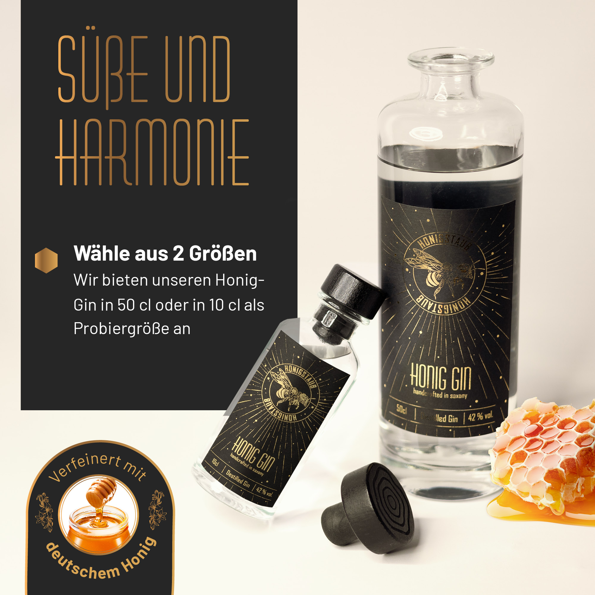 Honigstaub Honig Gin 50cl 