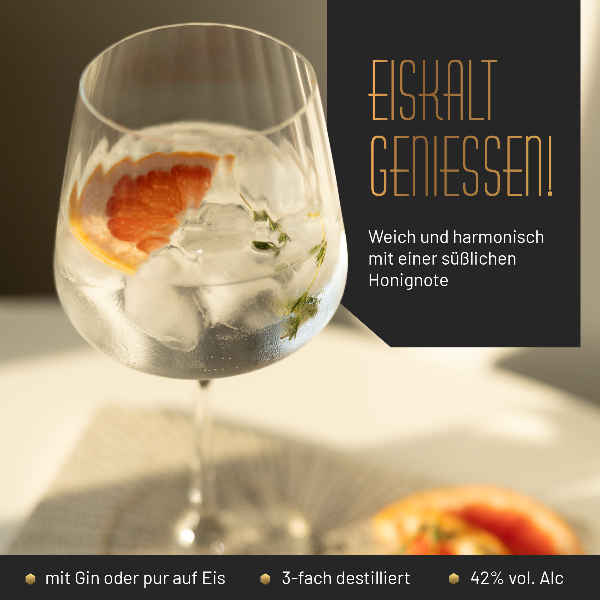 Honigstaub Honig Gin 50cl 