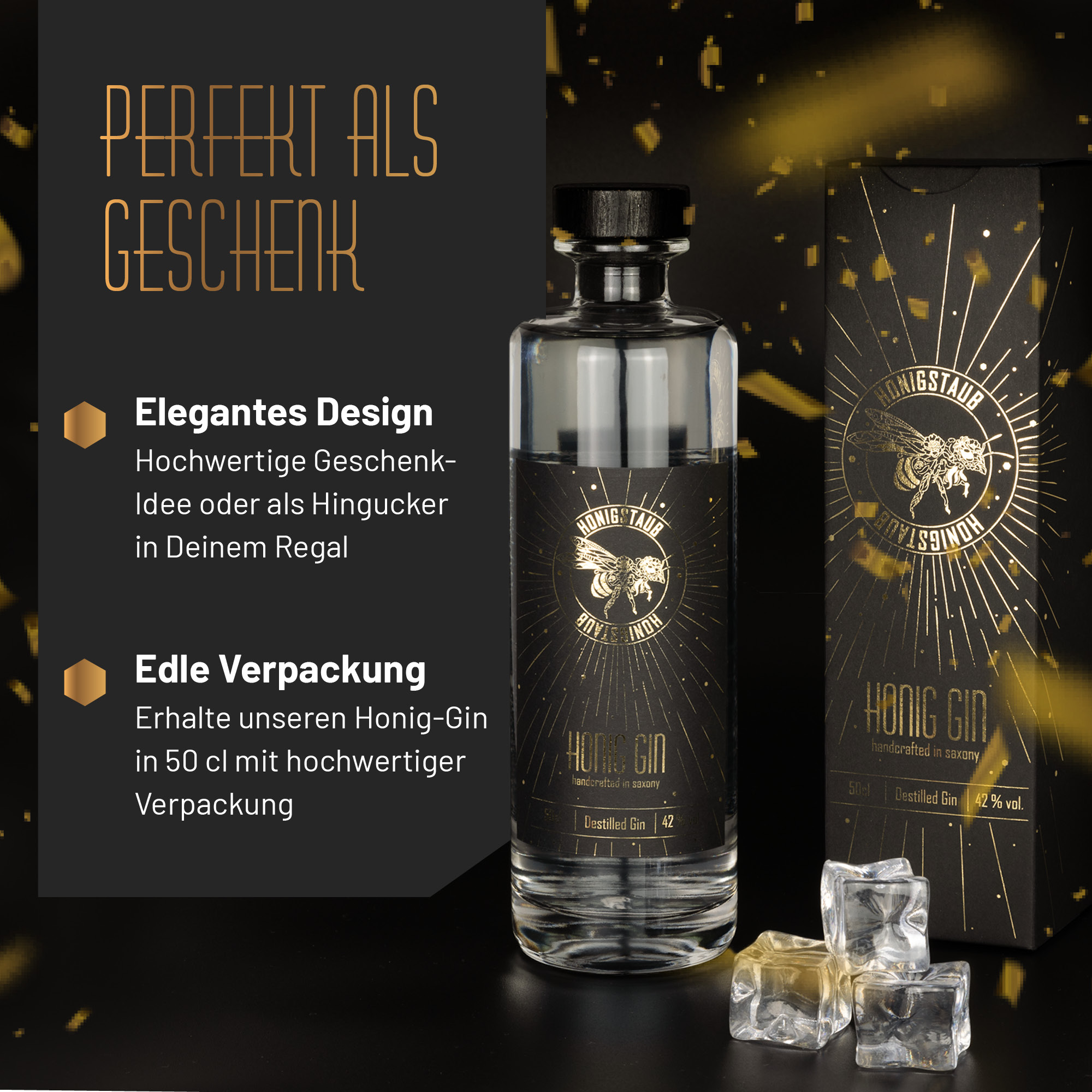 Honigstaub Honig Gin 50cl 