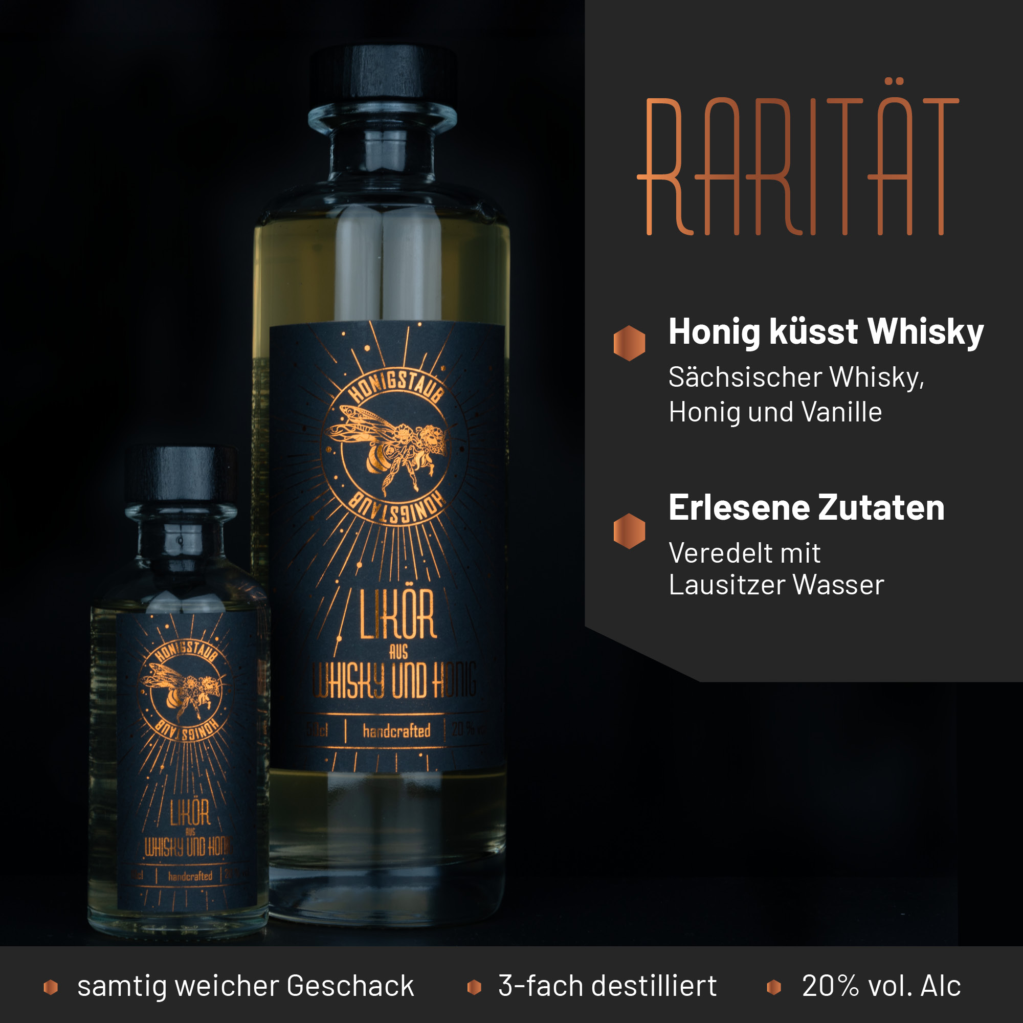 Honigstaub Whisky Honig Likör 50cl 