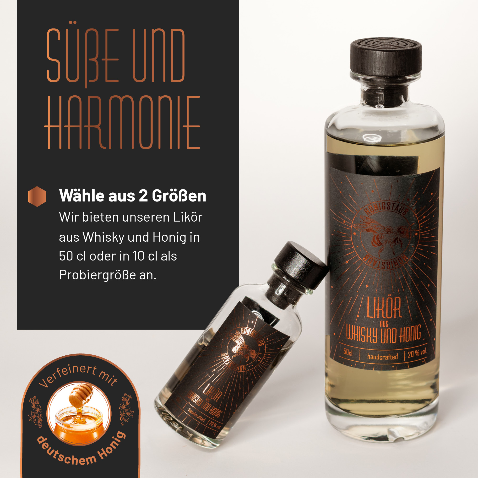 Honigstaub Whisky Honig Likör 50cl 