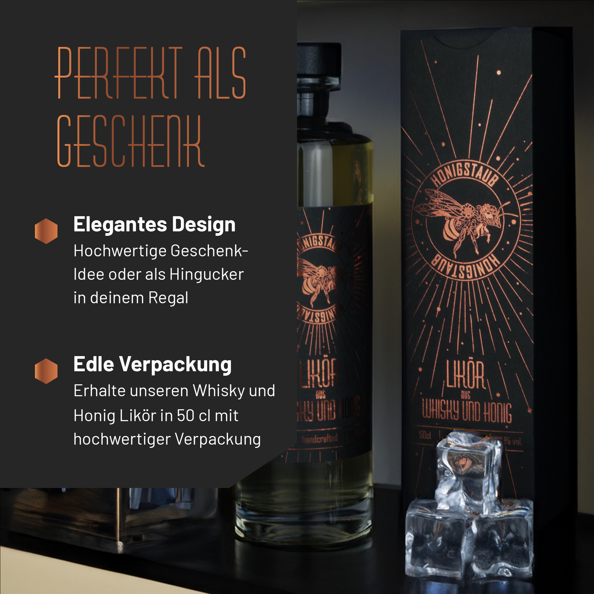 Honigstaub Whisky Honig Likör 50cl 