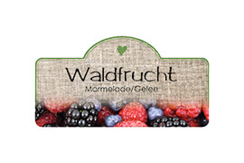 AMAZON - Marmelade Leinenstruktur Waldfrucht 